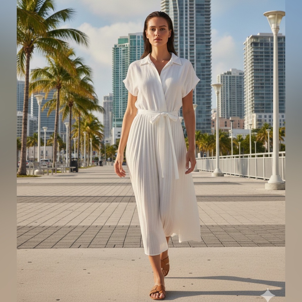 Zara Elegant White Maxi Dress - Picture 2 of 8